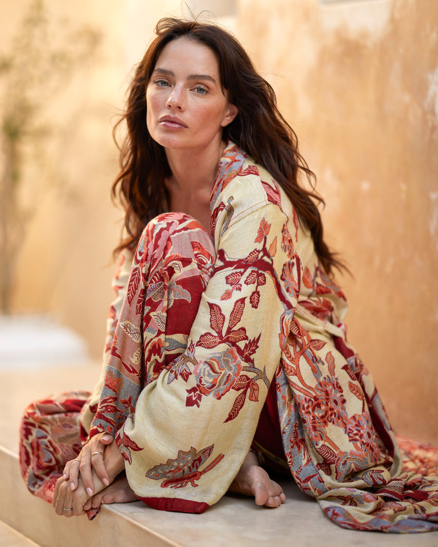 River of Roses - Maxi Kaftan