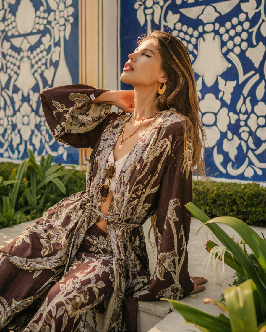 Burnt Umber - Maxi Kaftan (Pre-order - Shipping in February)