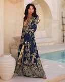 Deep Blue Sea - Maxi Kaftan