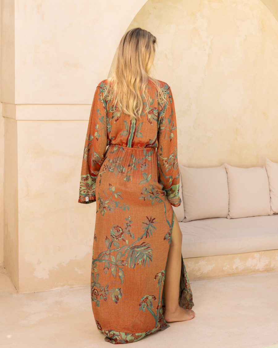 Ocean Coral - Maxi Dress