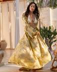 Golden Lotus - Maxi Kaftan