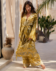 Golden Lotus - Maxi Kaftan