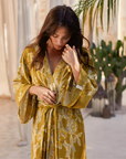 Golden Lotus - Maxi Kaftan