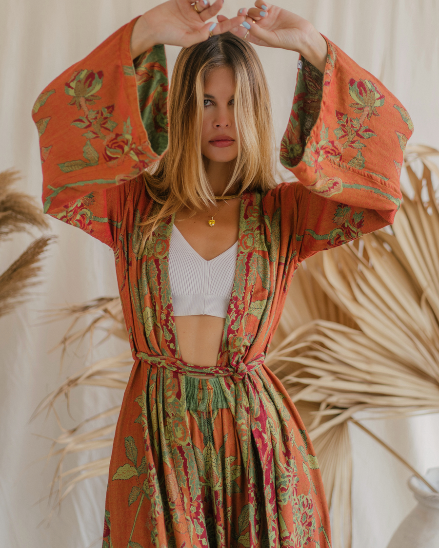 Green Goddess - Maxi Kaftan