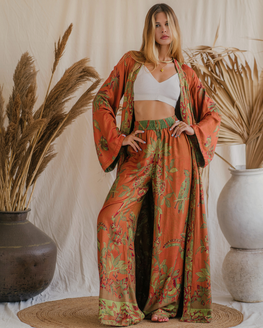 Green Goddess - Maxi Kaftan