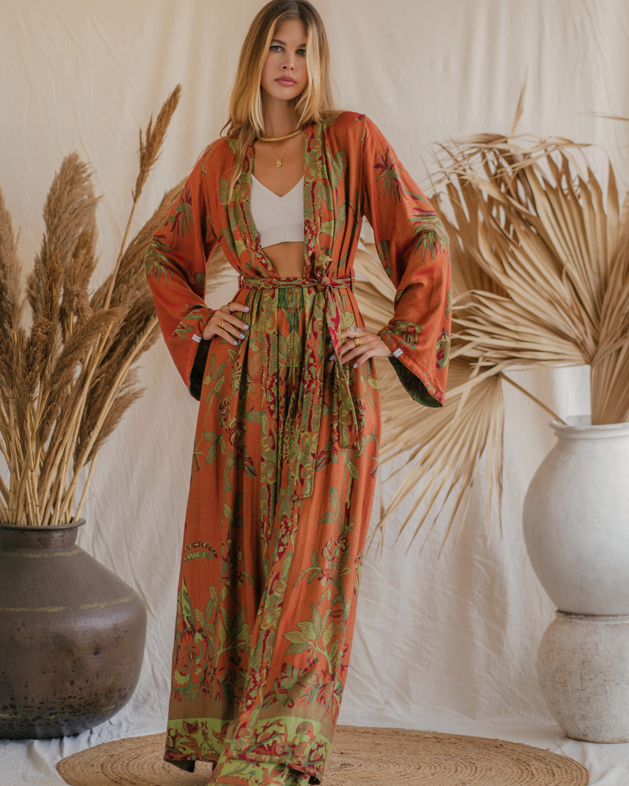 Green Goddess - Maxi Kaftan