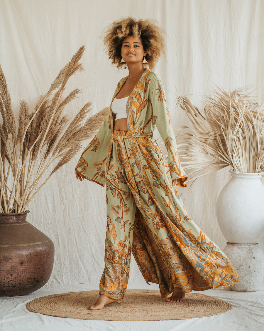 Minty Earth - Maxi Kaftan