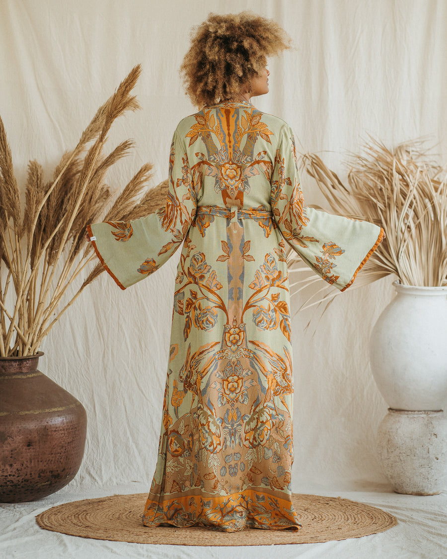 Minty Earth - Maxi Kaftan