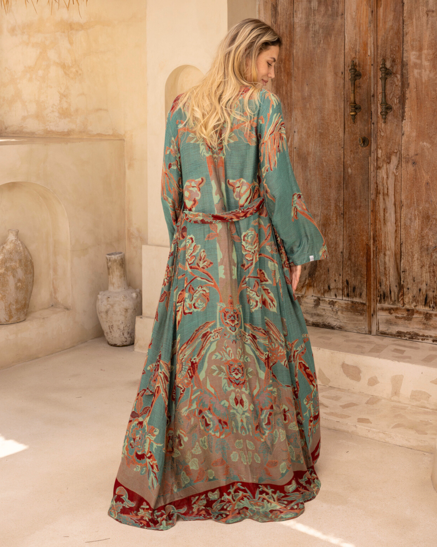 Ocean Coral - Maxi Kaftan