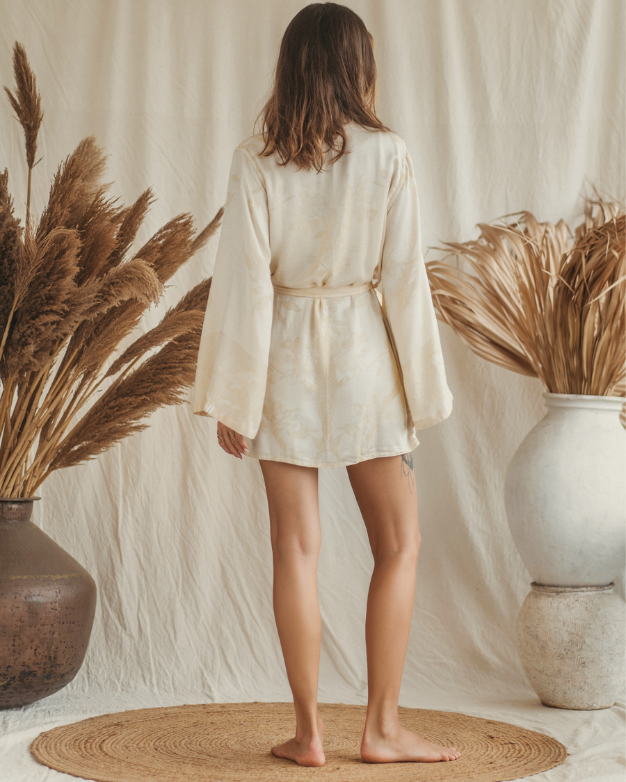 Snowdrop - Eco-Friendly Modal - Short Kimono