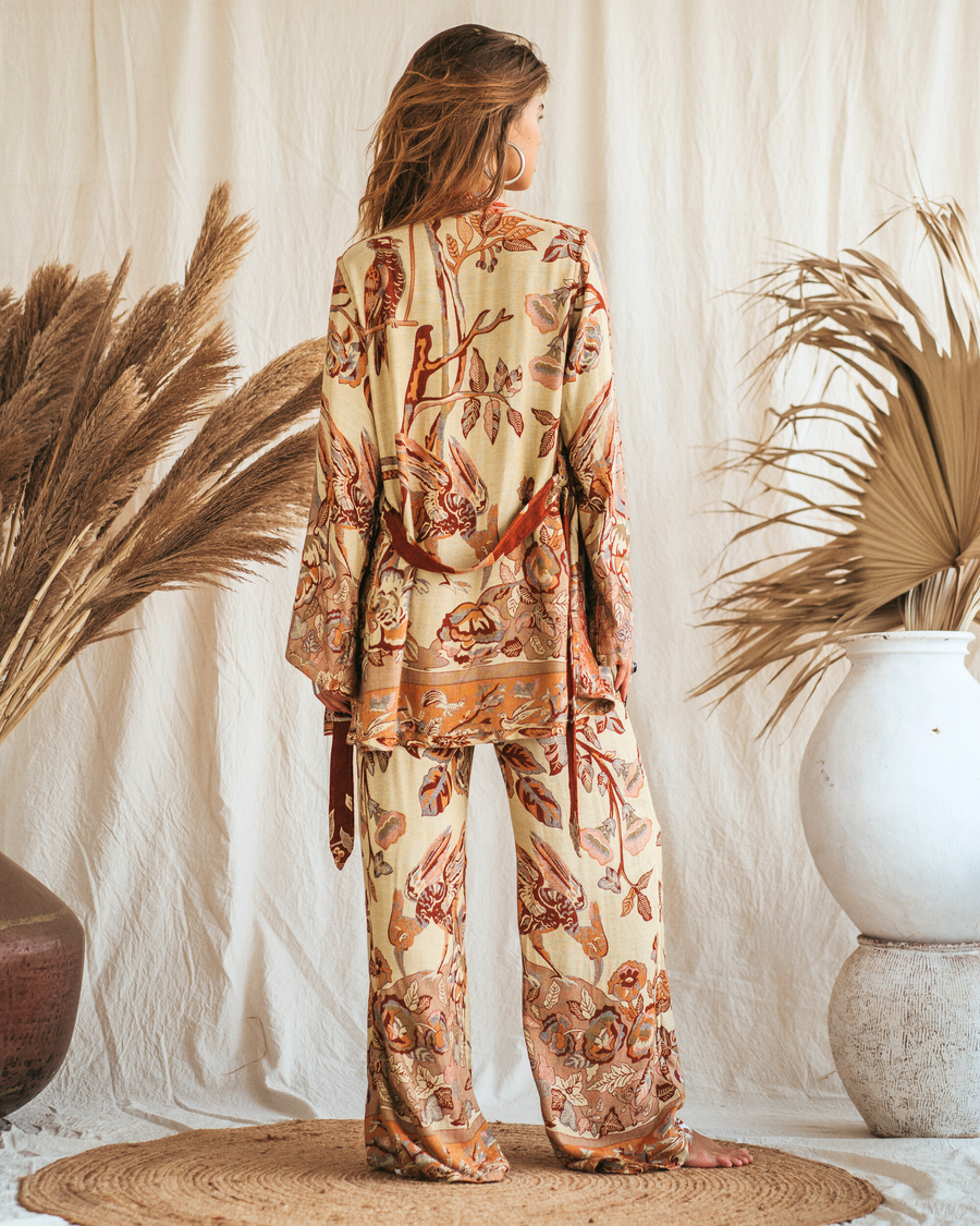 Terra Di Siena - Short Kimono