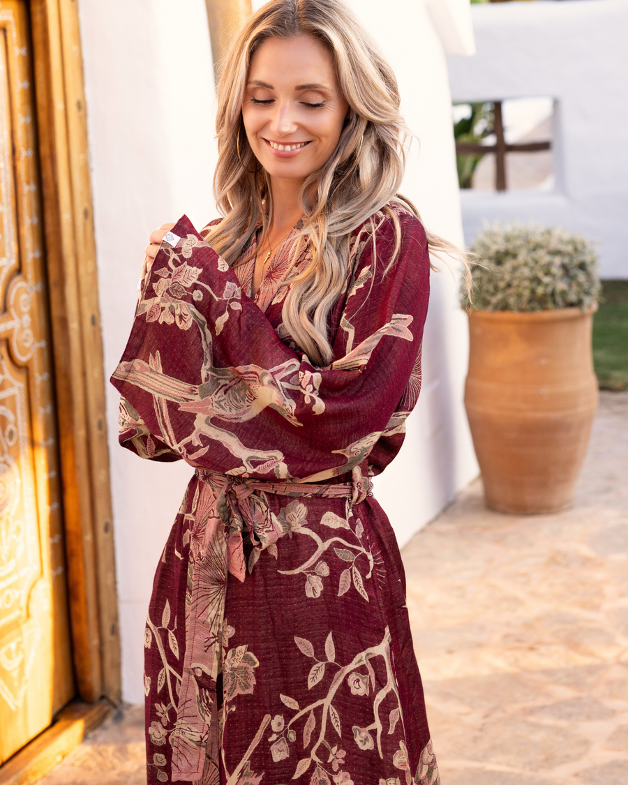 Wineberry Dream - Maxi Kaftan