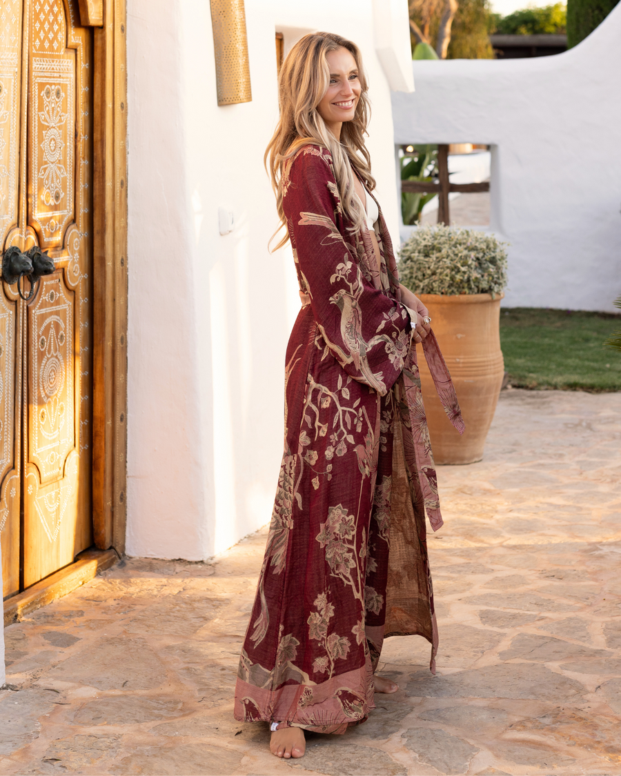 Wineberry Dream - Maxi Kaftan (shipping end of March)