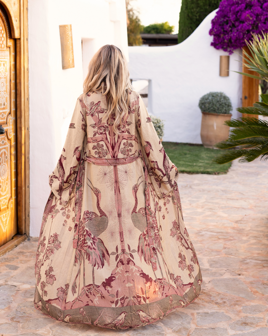 Wineberry Dream - Maxi Kaftan (shipping end of March)