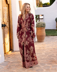 Wineberry Dream - Maxi Kaftan (shipping end of March)