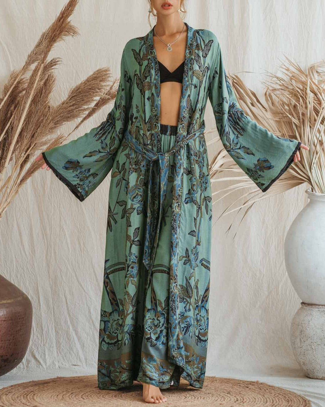 Baby it's Blue - Maxi Kaftan - from Brahmaki.com