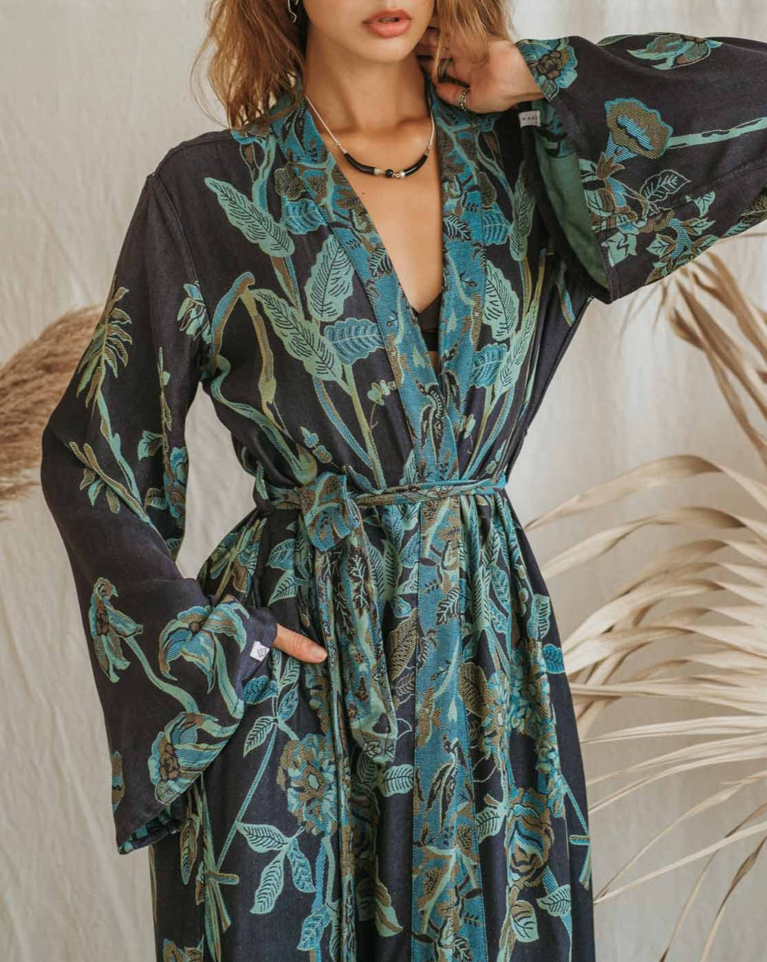 Baby it's Blue - Maxi Kaftan - from Brahmaki.com