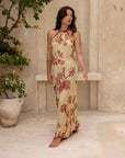 River of Roses - Halter Dress