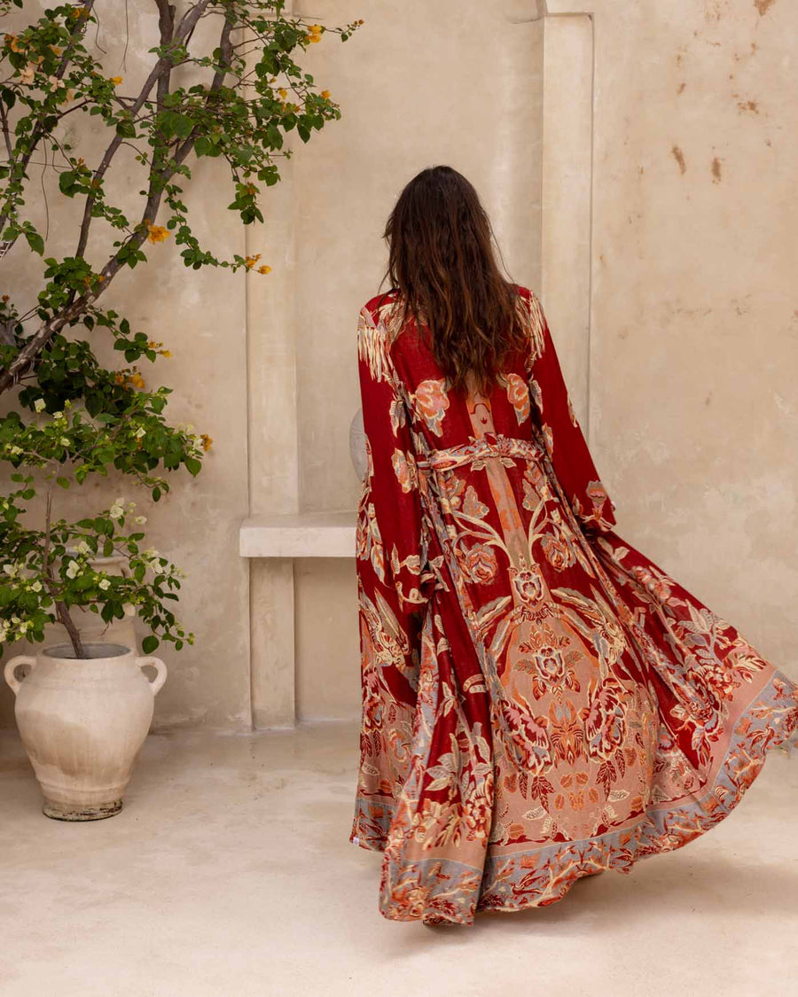 River of Roses - Maxi Kaftan