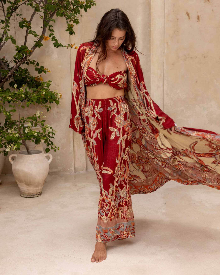 River of Roses - Maxi Kaftan