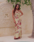 River of Roses - Halter Dress